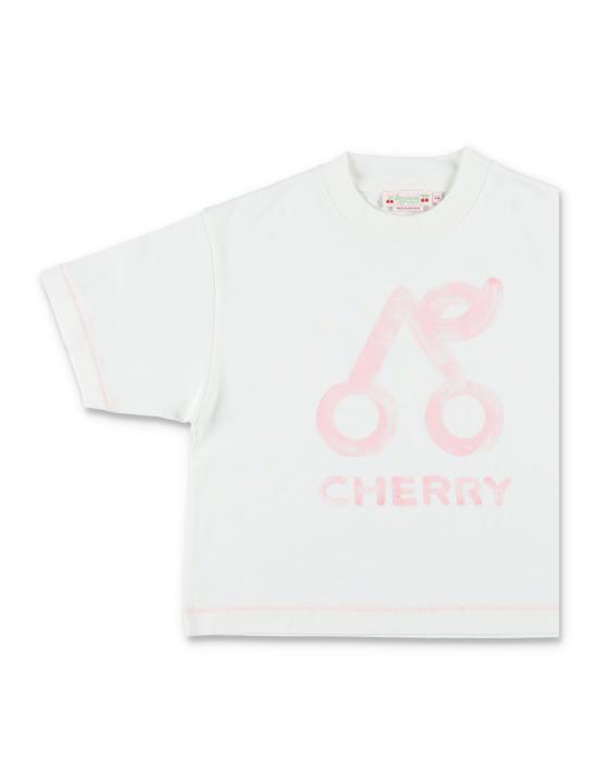 26SS [키즈] 봉쁘앙 티셔츠 S06GTSK00017 102 MILK WHITE - BONPOINT