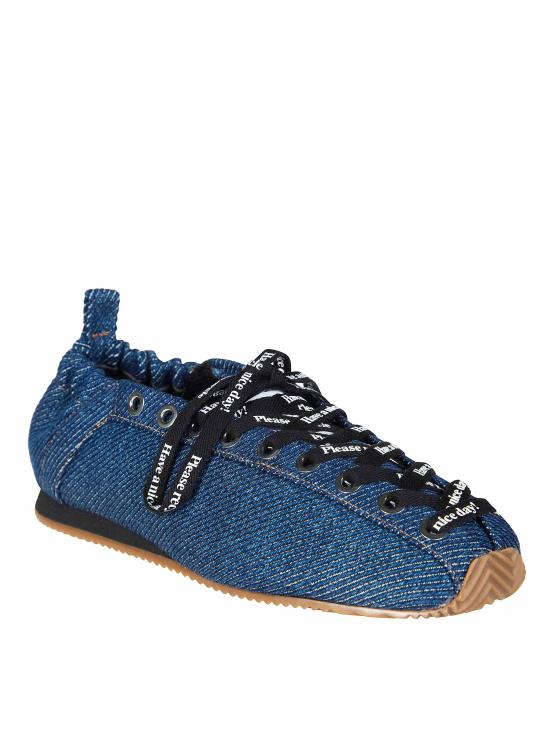 26SS 가니 플랫 슈즈 B1040015 077 BLU - GANNI