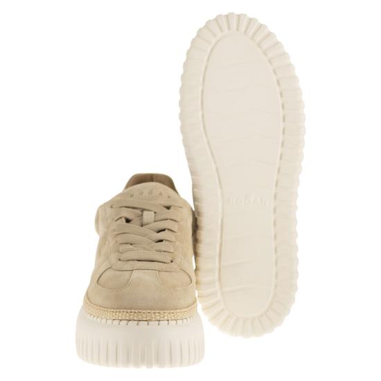 26SS 호간 스니커즈 HXW7100FY40BTM BEIGE - HOGAN