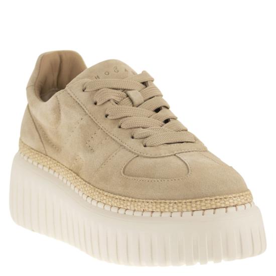 26SS 호간 스니커즈 HXW7100FY40BTM BEIGE - HOGAN