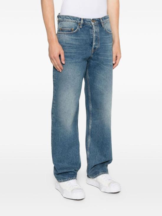 26SS 골든구스 미디엄 워시 루즈 진 GMP01636 P00062150100 Denim scuro - GOLDEN GOOSE