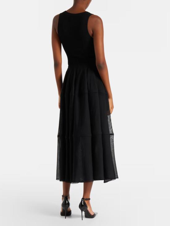 26SS 알라이아 미디 스커트 AA9J2470K140C 995 Black - ALAIA