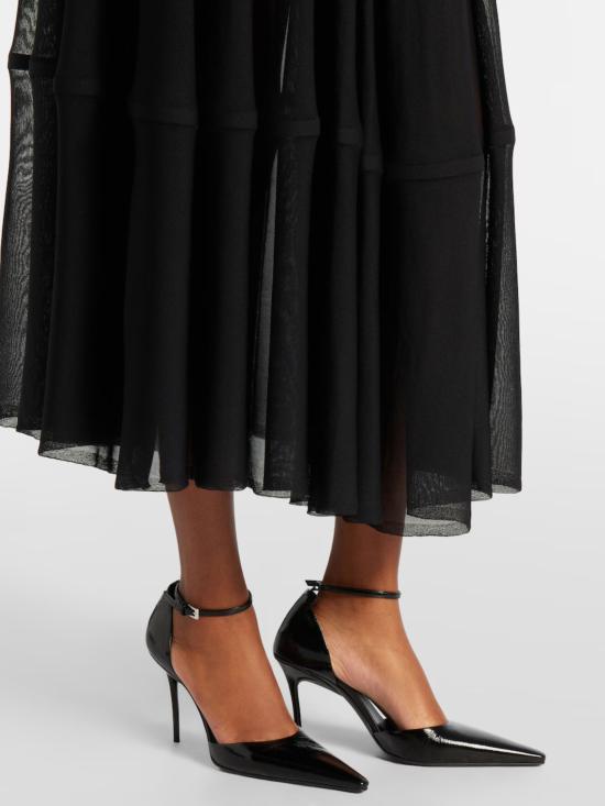 26SS 알라이아 미디 스커트 AA9J2470K140C 995 Black - ALAIA