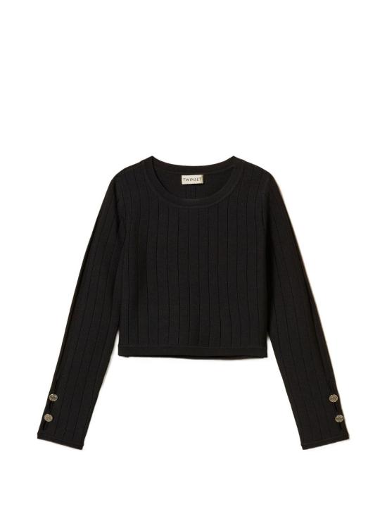 26SS [키즈] 트윈셋 트레이닝 상의 261GJ3Q23 00006 Black