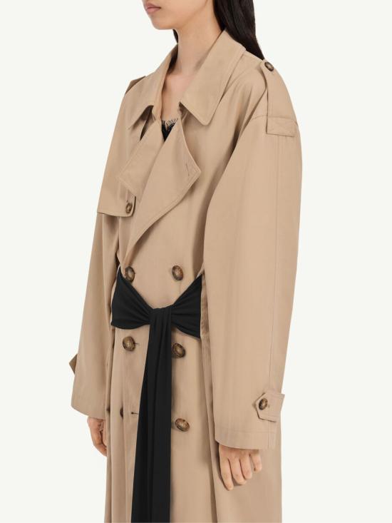 26SS MM6 메종마르지엘라 코트 S52AH0084 M35368154 Beige - MM6 MAISON MARGIELA