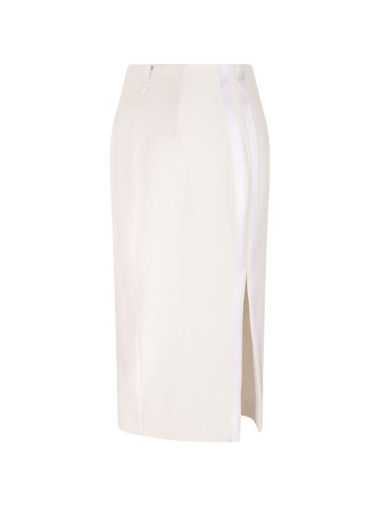 26SS 엘리자베타프랜치 숏 스커트 GO16461E2 360 White - ELISABETTA FRANCHI