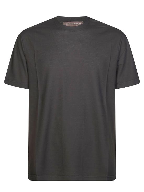 26SS 필리포 드 로렌티스 반팔 티셔츠 TSMCJCREPE U190 MARRONE