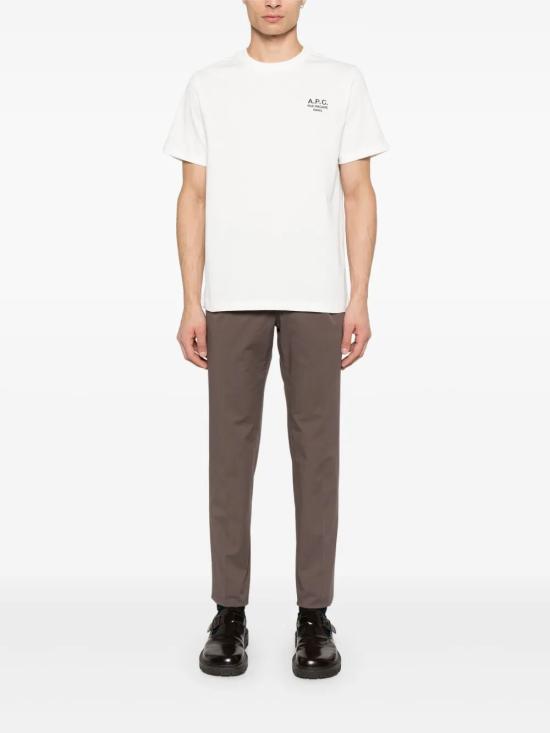 26SS 아페쎄 반팔 티셔츠 COHBU M26388 TAE WHITE DK NAVY - A.P.C.