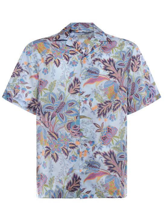 25FW 에트로 반팔 셔츠 MRIC0013 99SA5K9X0880 LIGHT BLUE MULTI