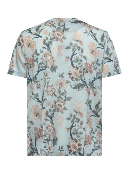 25FW 에트로 반팔 티셔츠 MRMA0002 AK946X0880 Blue - ETRO