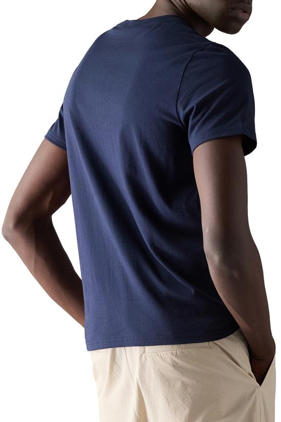 26SS 무스너클 반팔 티셔츠 M16MT736 833 Blue - MOOSE KNUCKLES