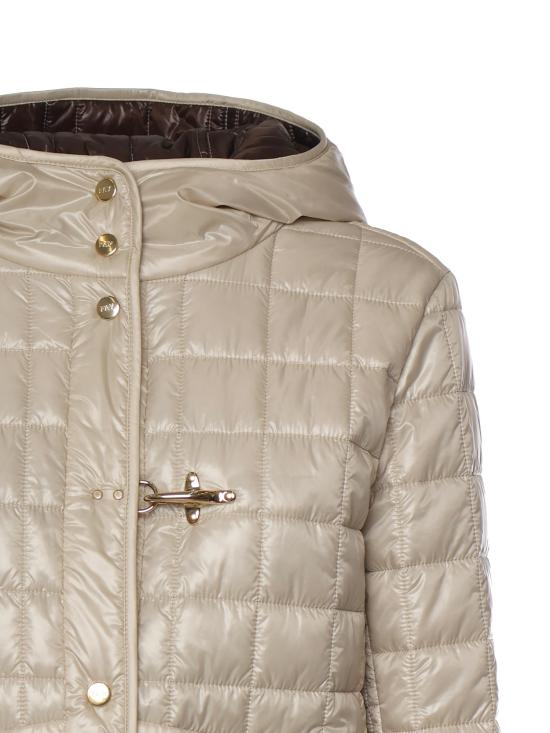 25FW 페이 숏패딩 NAW22513700XO S210B Fog Dark Brown - FAY