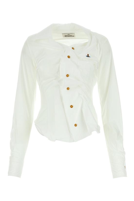 26SS 비비안웨스트우드 셔츠 1501000CW009Q A401 WHITE