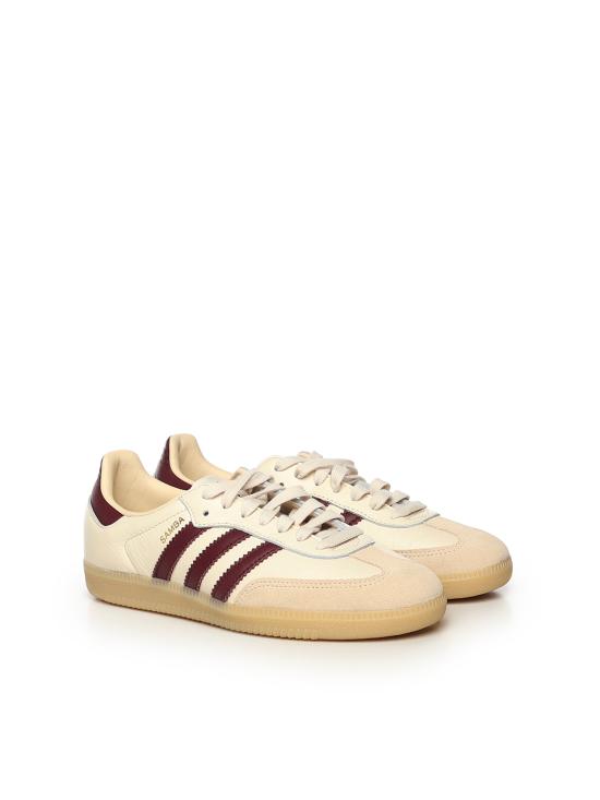 25FW 아디다스 삼바 OG 스니커즈 JS3830 Wonder White Shadow Red - ADIDAS