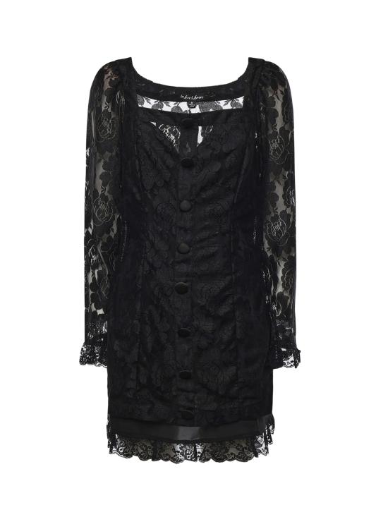 25FW 포러브앤레몬스 미디 원피스 CD3812 BLACK Black