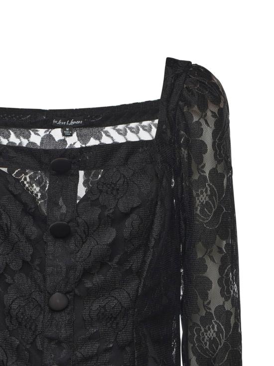 25FW 포러브앤레몬스 미디 원피스 CD3812 BLACK Black - FOR LOVE & LEMONS