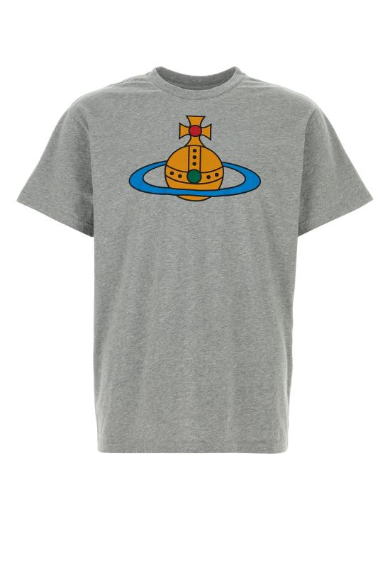 26SS 비비안웨스트우드 반팔 티셔츠 3G01004SJ001M P001 GREYMELANGE