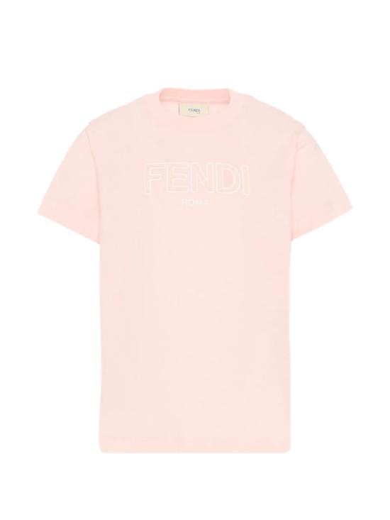 26SS [키즈] 펜디 티셔츠 JUI2027AJ F1UL9 Pink