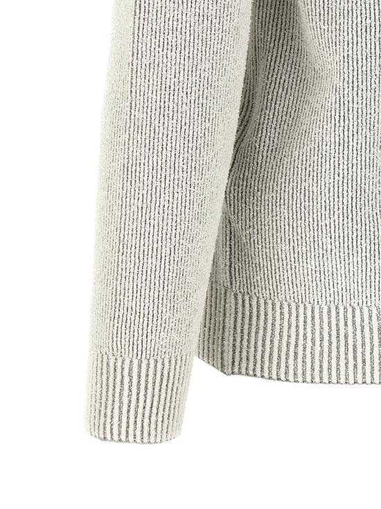 26SS 스톤 아일랜드 플래팅 립 코튼 부클 루즈핏 크루넥 점퍼 L1S155100033S0N12V0M61 Gray - STONE ISLAND