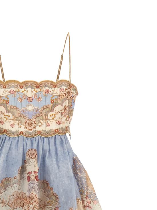 26SS 짐머만 롱 원피스 5353DRS263WPFD Light Blue - ZIMMERMANN