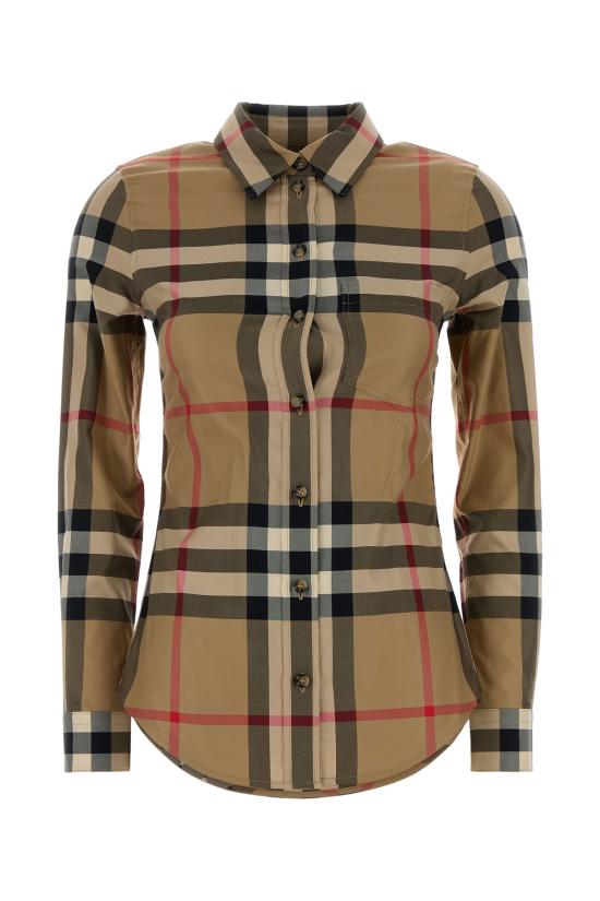 26SS 버버리 슬림핏 체크 코튼 셔츠 8111856 A7028 636