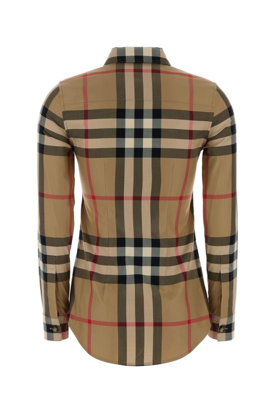 26SS 버버리 슬림핏 체크 코튼 셔츠 8111856 A7028 636 - BURBERRY