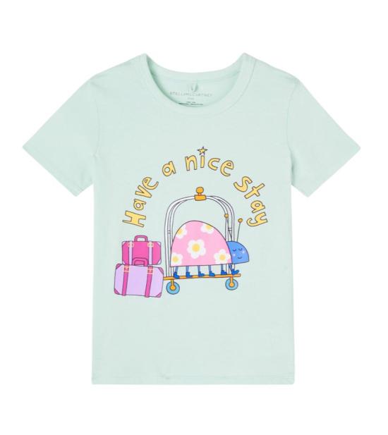 26SS [키즈] 스텔라 맥카트니 티셔츠 TY8A41 Z0434 754 Green