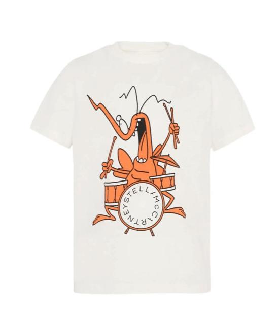 26SS [키즈] 스텔라 맥카트니 티셔츠 TY8P31 Z0434 101 White