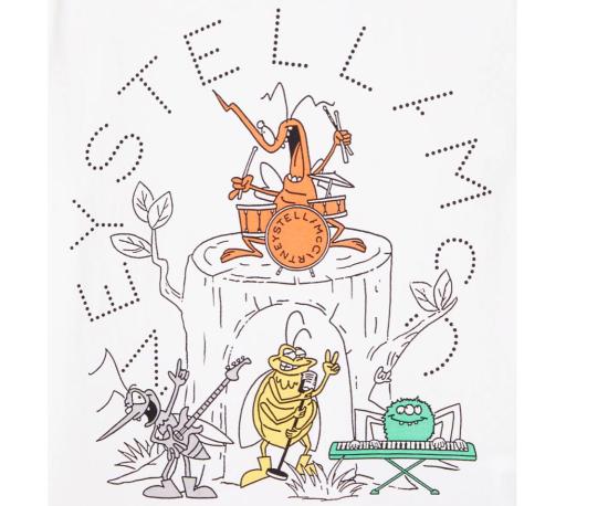 26SS [키즈] 스텔라 맥카트니 티셔츠 TY8P61 Z0434 101 White - STELLA MCCARTNEY