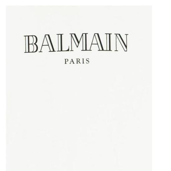 26SS [키즈] 발망 티셔츠 BY8P41 Z3672 100NE White - BALMAIN