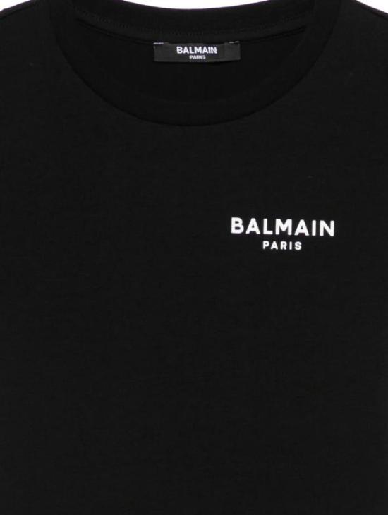26SS [키즈] 발망 티셔츠 BY8C61 Z3277 930BC Black - BALMAIN
