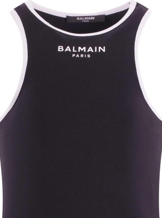 26SS [키즈] 발망 트레이닝 상의 BY8A12 Z3277 930BC Black - BALMAIN