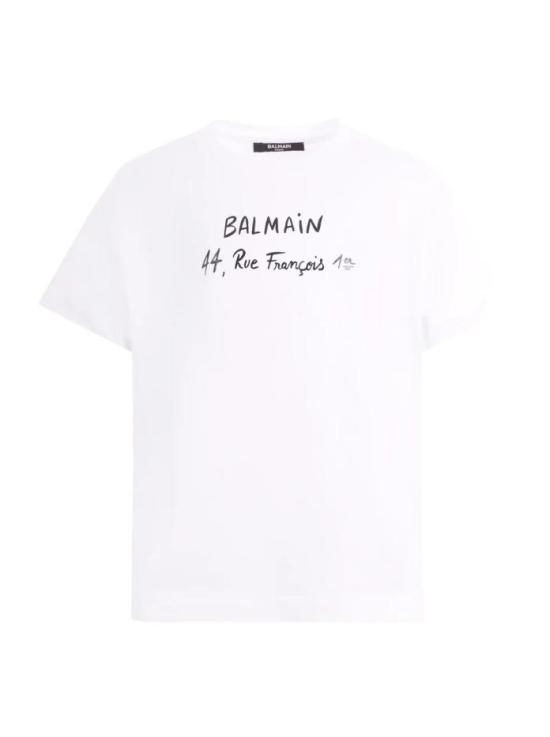 26SS 발망 반팔 티셔츠 BY8B11 Z3672 100NE White