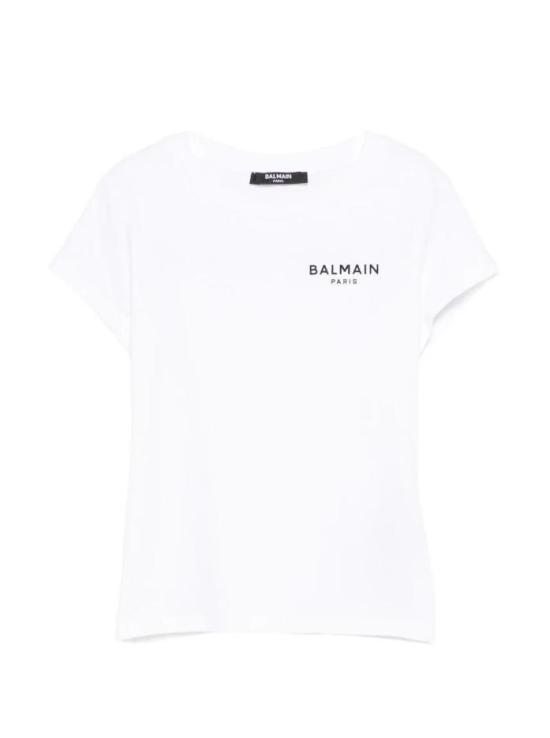 26SS [키즈] 발망 티셔츠 BY8C61 Z3277 100NE White