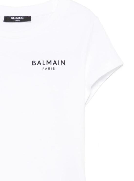 26SS [키즈] 발망 티셔츠 BY8C61 Z3277 100NE White - BALMAIN