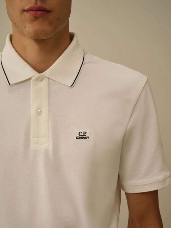 26SS 씨피 컴퍼니 반팔 티셔츠 RCCMPL722A 005263W103 White - C.P. COMPANY