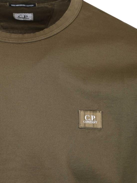 26SS 씨피 컴퍼니 반팔 티셔츠 20CMTS113A 006374G683 Green - C.P. COMPANY