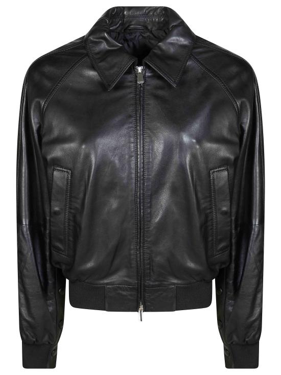 26SS 핑코 가죽 자켓 106233A31X Z99 NERO