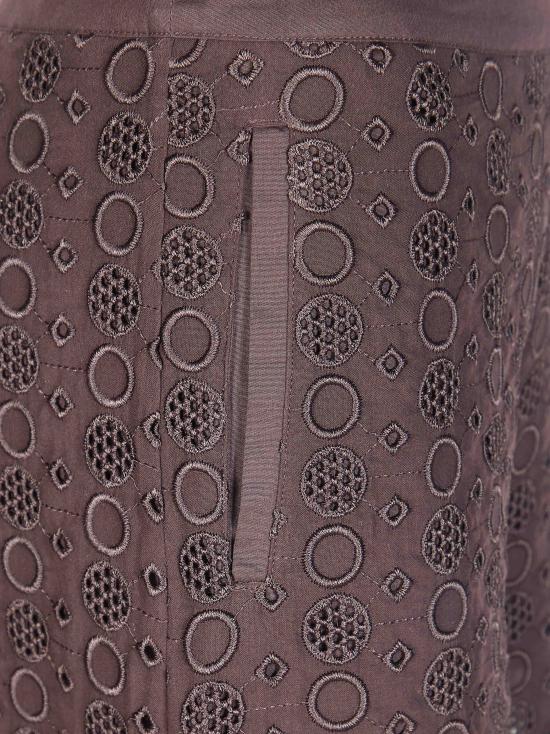 26SS 핑코 스트레이트 팬츠 106440A35P M28 MARRONE - PINKO