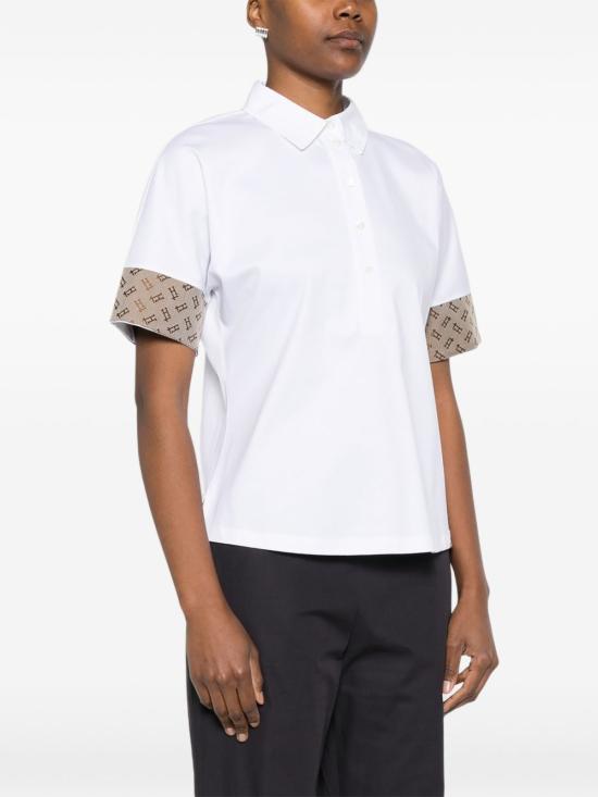 26SS 에르노 폴로 티셔츠 JPL00122D 520631000 White - HERNO