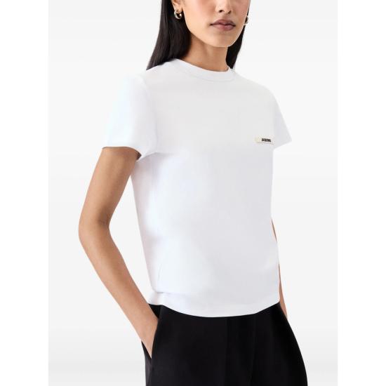 26SS 자크뮈스 반팔 티셔츠 TSW00550AJ00029100 WHITE DOM - JACQUEMUS