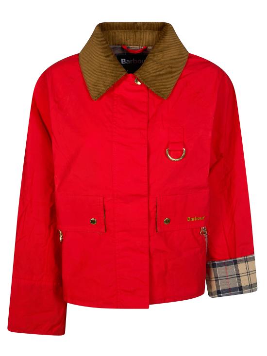 26SS 바버 패딩 LCA0398 RE51 ROSSO