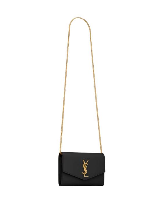 26SS 생로랑 그레인 레더 업타운 체인 지갑 607788 1GF0J1000 97 - SAINT LAURENT