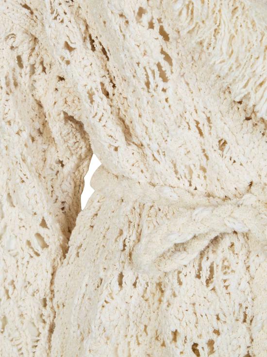 26SS 알라누이 가디건 LWHB064R26KNI024OFOF NATURALE NATURAL BIANCO - ALANUI