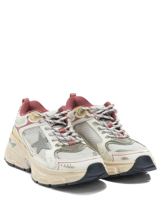 26SS 골든구스 라이트스타 스니커즈 GWF00724 F007913 70208 SILVER WHITE RED - GOLDEN GOOSE