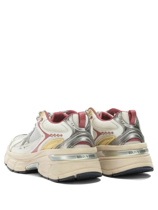 26SS 골든구스 라이트스타 스니커즈 GWF00724 F007913 70208 SILVER WHITE RED - GOLDEN GOOSE