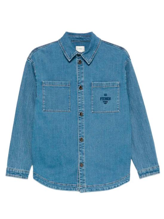 26SS [키즈] 펜디 자켓 JUA267 AVVU F0QG0 DARK BLU