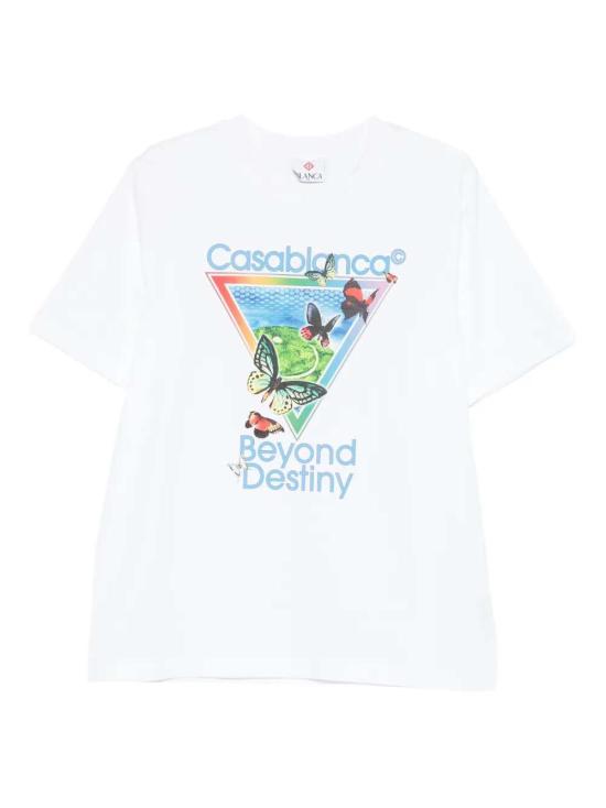 26SS 카사블랑카 반팔 티셔츠 MSP26JTS00116 WHITE