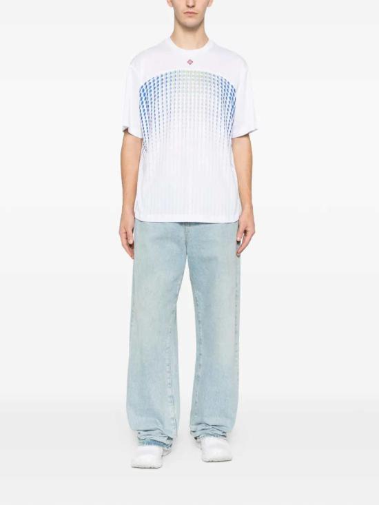 26SS 카사블랑카 반팔 티셔츠 MSP26JTP44901 BIANCO MULTI - CASABLANCA