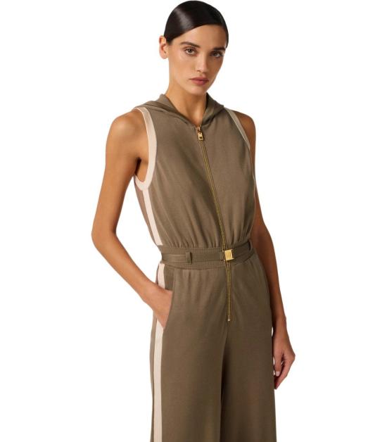 26SS 엘리자베타프랜치 점프수트 KT68S61E2 727 38 Beige - ELISABETTA FRANCHI